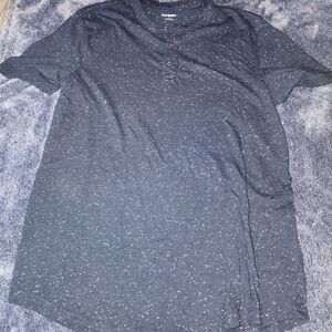 Old Navy Blue Speckled Short Sleeve Tee